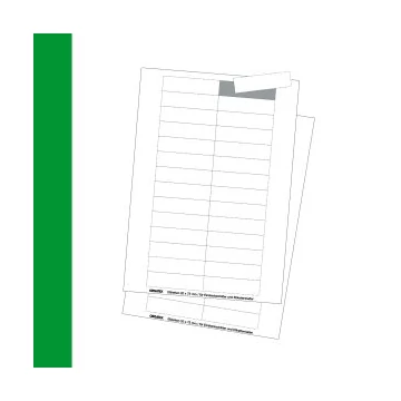Cardboard Labels; DIN A4 Sheet, micro perforated