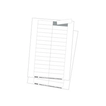 Cardboard inserts, white; DIN A4 Sheet, micro perforated