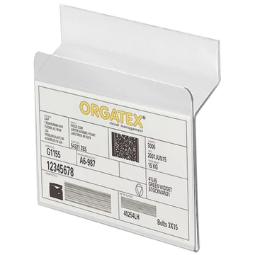 Kanban-Cover; Document Holder, self-adhesive, angled