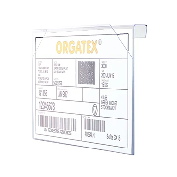 Kanban-Cover ESD; Document Holder, overhang