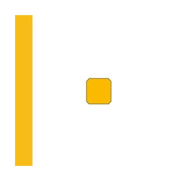 LongLife - Floor Marking; Square, self-adhesive