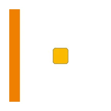 LongLife - Floor Marking; Square, self-adhesive