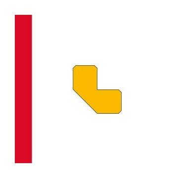 LongLife - Floor Marking; L-Angle, self-adhesive