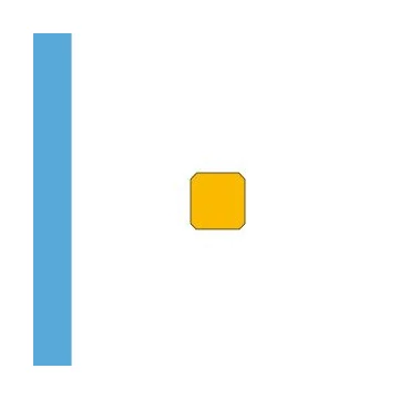 LongLife - Floor Marking; Square, self-adhesive