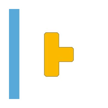 LongLife - Floor Marking; T-Piece, self-adhesive