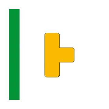 LongLife - Floor Marking; T-Piece, self-adhesive