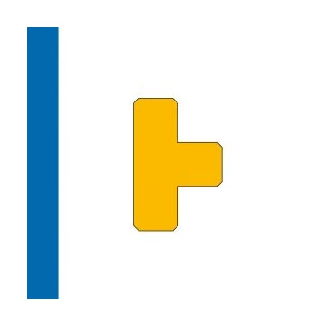 LongLife - Floor Marking; T-Piece, self-adhesive