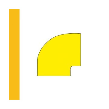LongLife - Floor Marking; 90°-Angle, self-adhesive