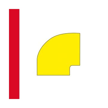 LongLife - Floor Marking; 90°-Angle, self-adhesive