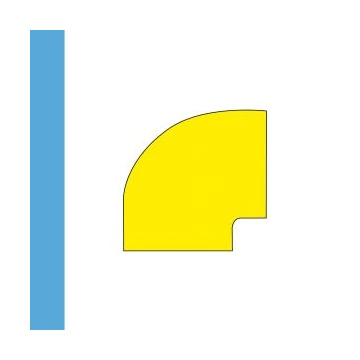 LongLife - Floor Marking; 90°-Angle, self-adhesive