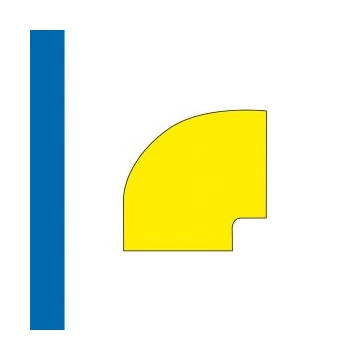 LongLife - Floor Marking; 90°-Angle, self-adhesive