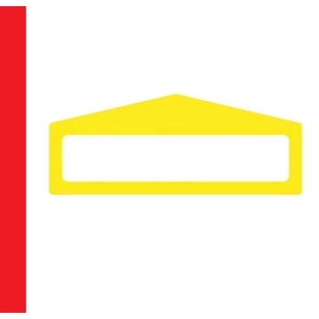 LongLife Clearview - Floor Marking; Floor Frame - Arrow Shape, self-adhesive