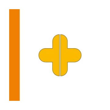 LongLife Rounded - Floor Marking; Cross -two-part, self-adhesive