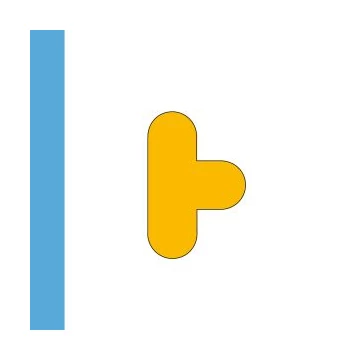 LongLife Rounded - Floor Marking; T-Piece, self-adhesive