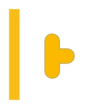 LongLife Rounded - Floor Marking; T-Piece, self-adhesive