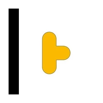 LongLife Rounded - Floor Marking; T-Piece, self-adhesive