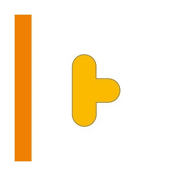 LongLife Rounded - Floor Marking; T-Piece, self-adhesive