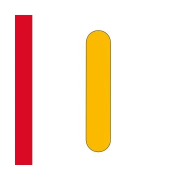 LongLife Rounded - Floor Marking; along mark, self-adhesive