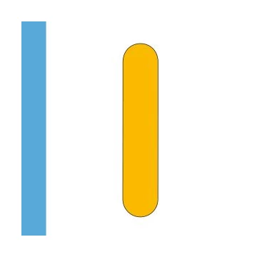 LongLife Rounded - Floor Marking; along mark, self-adhesive