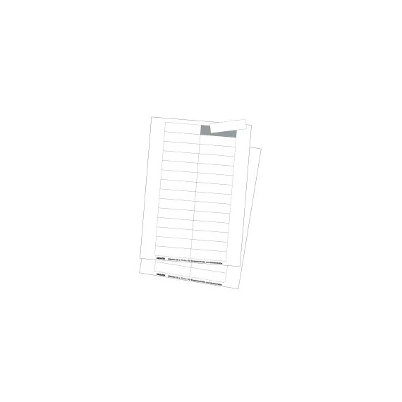 Cardboard Labels; DIN A4 Sheet, micro perforated