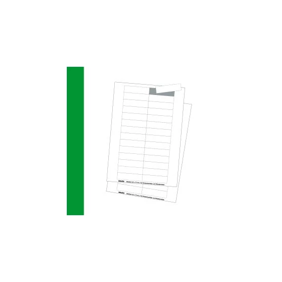 Cardboard Labels; DIN A4 Sheet, micro perforated
