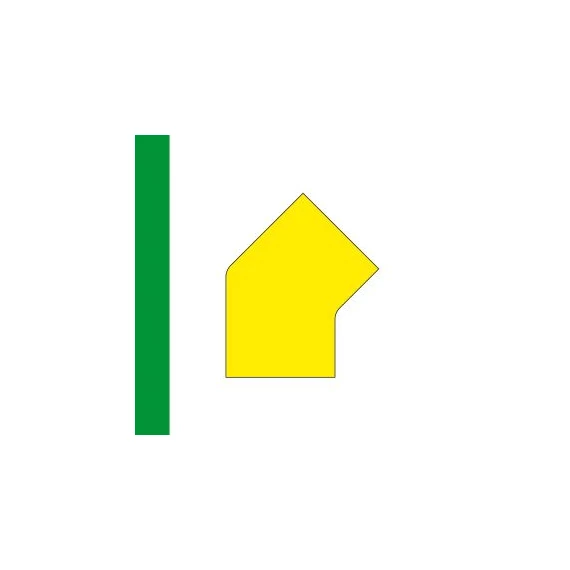 LongLife - Floor Marking; 45°-Angle, self-adhesive