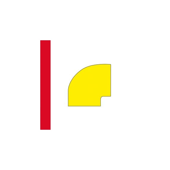 LongLife - Floor Marking; 90°-Angle, self-adhesive