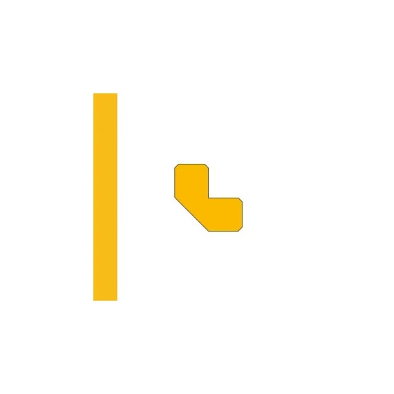 LongLife - Floor Marking; L-Angle, self-adhesive