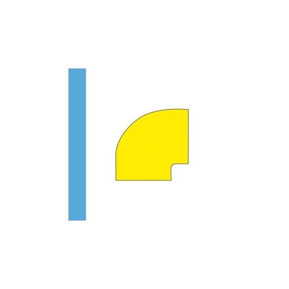 LongLife - Floor Marking; 90°-Angle, self-adhesive