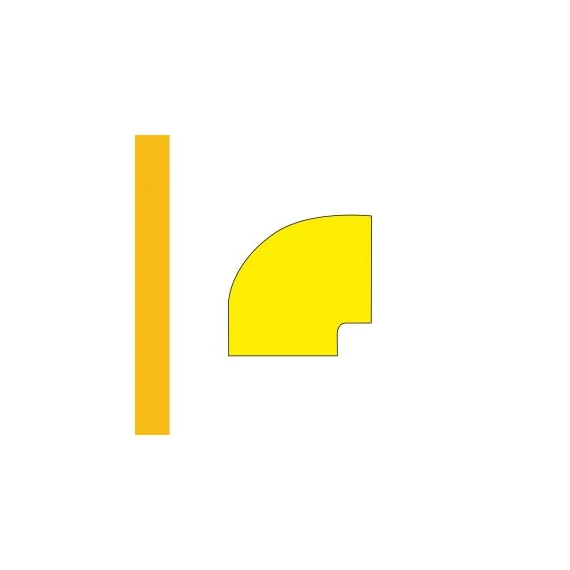 LongLife - Floor Marking; 90°-Angle, self-adhesive