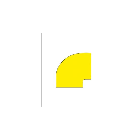 LongLife - Floor Marking; 90°-Angle, self-adhesive