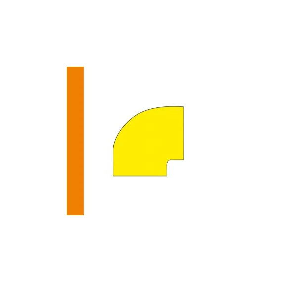 LongLife - Floor Marking; 90°-Angle, self-adhesive