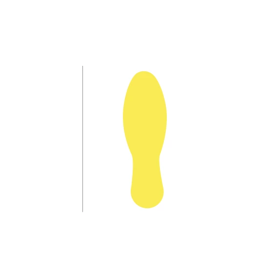LongLife - Floor Marking; Feet, self-adhesive