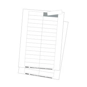 Cardboard Labels; DIN A4 Sheet, micro perforated
