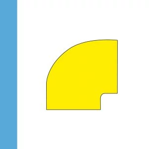 LongLife - Floor Marking; 90°-Angle, self-adhesive