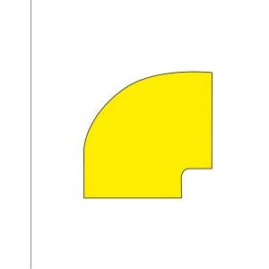 LongLife - Floor Marking; 90°-Angle, self-adhesive