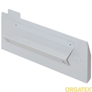 Photoluminescent escape sign; angled sign for wall mounting